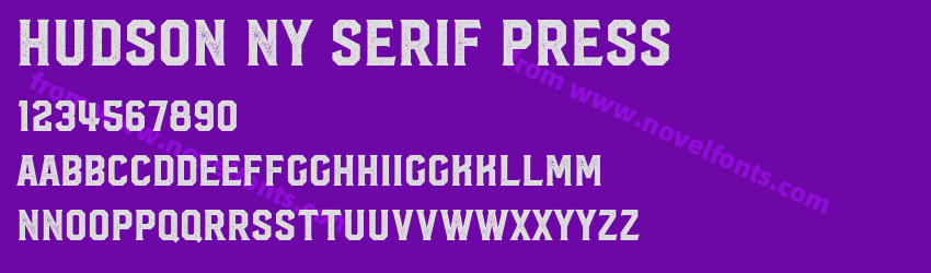 Hudson NY Serif PressPreview Hudson NY Serif PressPreview
