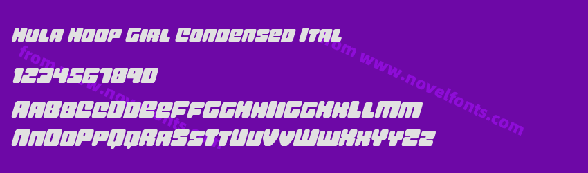 Hula Hoop Girl Condensed ItalPreview Hula Hoop Girl Condensed ItalPreview