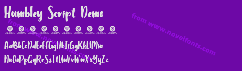 Humbley Script DemoPreview Humbley Script DemoPreview