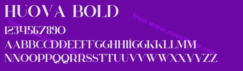 Huova BoldPreview Huova BoldPreview