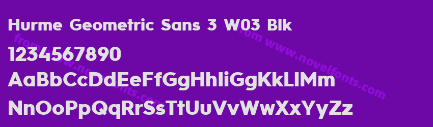 Hurme Geometric Sans 3 W03 BlkPreview Hurme Geometric Sans 3 W03 BlkPreview