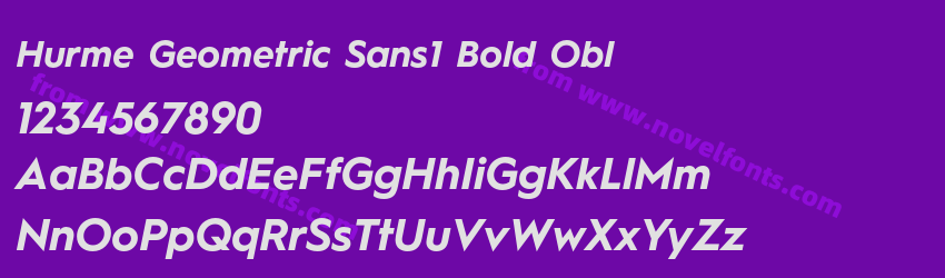 Hurme Geometric Sans1 Bold OblPreview Hurme Geometric Sans1 Bold OblPreview