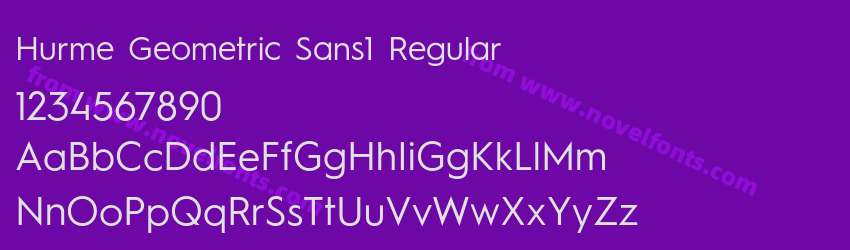 Hurme Geometric Sans1 RegularPreview Hurme Geometric Sans1 RegularPreview