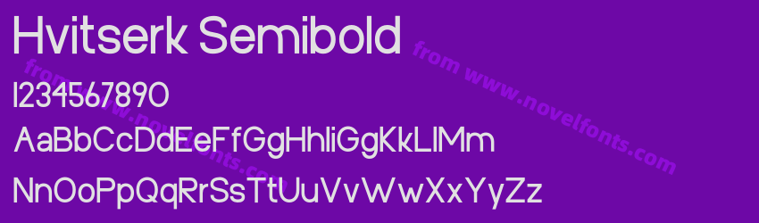 Hvitserk SemiboldPreview Hvitserk SemiboldPreview
