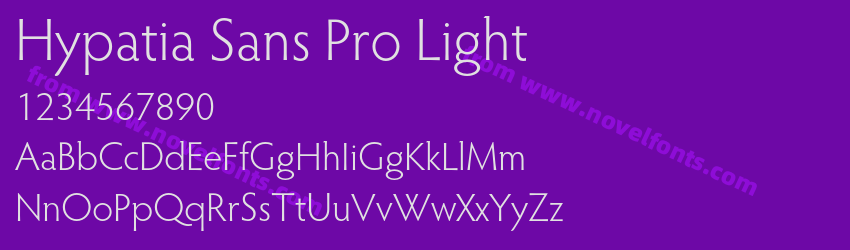 Hypatia Sans Pro LightPreview Hypatia Sans Pro LightPreview