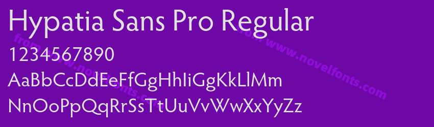 Hypatia Sans Pro RegularPreview Hypatia Sans Pro RegularPreview
