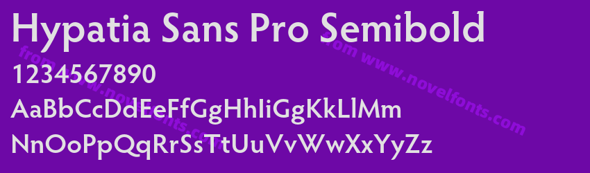 Hypatia Sans Pro SemiboldPreview Hypatia Sans Pro SemiboldPreview