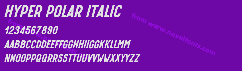 Hyper Polar ItalicPreview Hyper Polar ItalicPreview