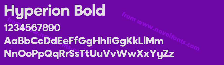Hyperion BoldPreview Hyperion BoldPreview
