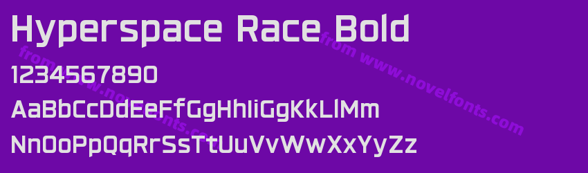 Hyperspace Race BoldPreview Hyperspace Race BoldPreview