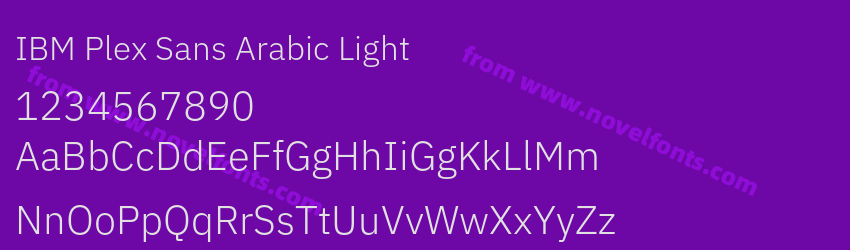 IBM Plex Sans Arabic LightPreview IBM Plex Sans Arabic LightPreview