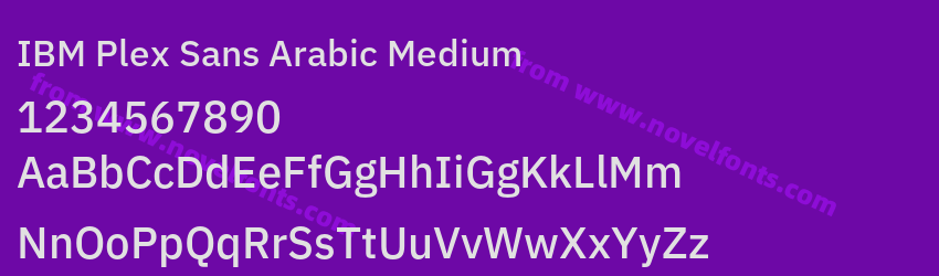 IBM Plex Sans Arabic MediumPreview IBM Plex Sans Arabic MediumPreview