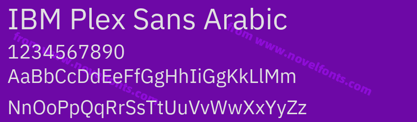 IBM Plex Sans ArabicPreview IBM Plex Sans ArabicPreview