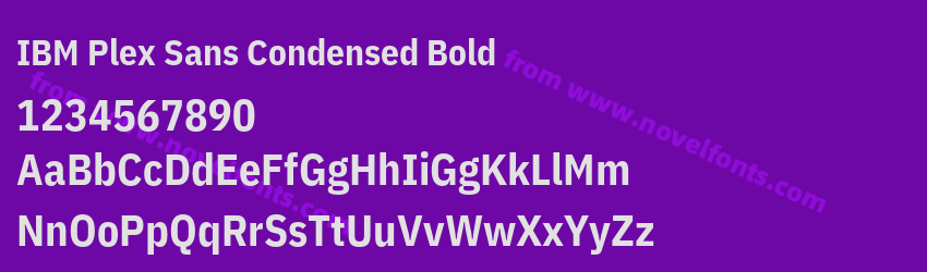 IBM Plex Sans Condensed BoldPreview IBM Plex Sans Condensed BoldPreview