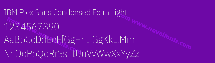 IBM Plex Sans Condensed Extra LightPreview IBM Plex Sans Condensed Extra LightPreview