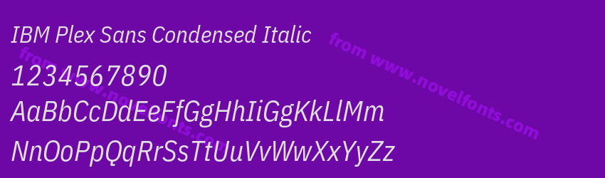 IBM Plex Sans Condensed ItalicPreview IBM Plex Sans Condensed ItalicPreview