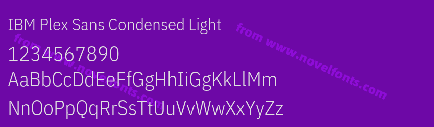 IBM Plex Sans Condensed LightPreview IBM Plex Sans Condensed LightPreview