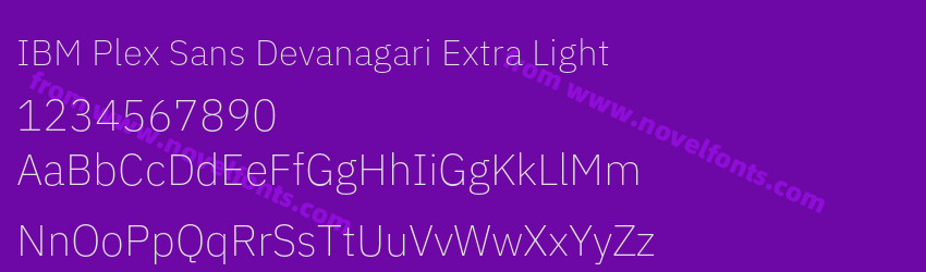 IBM Plex Sans Devanagari Extra LightPreview IBM Plex Sans Devanagari Extra LightPreview