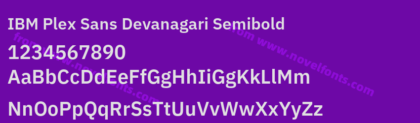 IBM Plex Sans Devanagari SemiboldPreview IBM Plex Sans Devanagari SemiboldPreview
