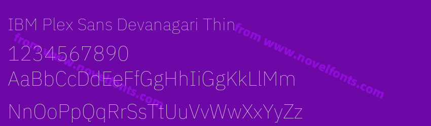 IBM Plex Sans Devanagari ThinPreview IBM Plex Sans Devanagari ThinPreview
