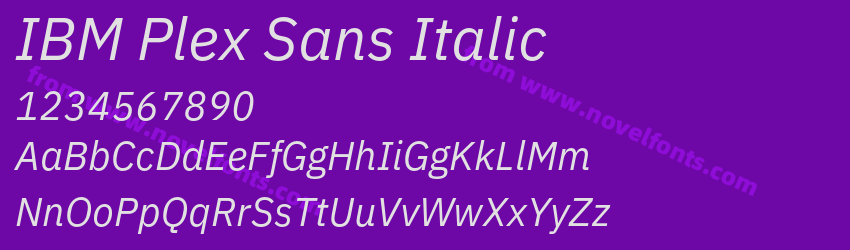 IBM Plex Sans ItalicPreview IBM Plex Sans ItalicPreview