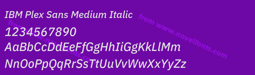 IBM Plex Sans Medium ItalicPreview IBM Plex Sans Medium ItalicPreview