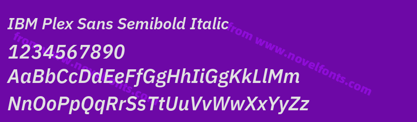 IBM Plex Sans Semibold ItalicPreview IBM Plex Sans Semibold ItalicPreview