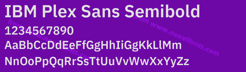IBM Plex Sans SemiboldPreview IBM Plex Sans SemiboldPreview