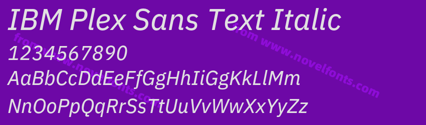 IBM Plex Sans Text ItalicPreview IBM Plex Sans Text ItalicPreview
