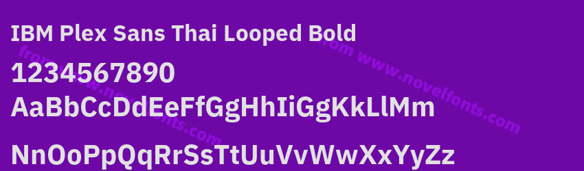 IBM Plex Sans Thai Looped BoldPreview IBM Plex Sans Thai Looped BoldPreview