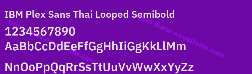 IBM Plex Sans Thai Looped SemiboldPreview IBM Plex Sans Thai Looped SemiboldPreview
