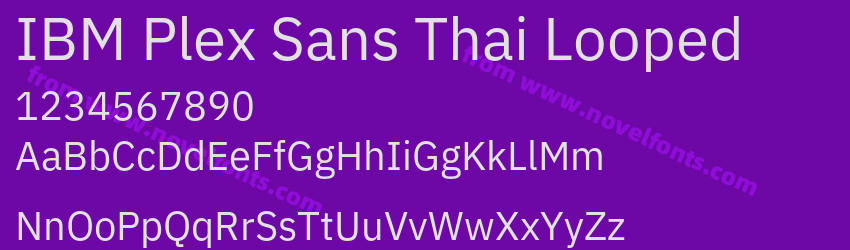 IBM Plex Sans Thai LoopedPreview IBM Plex Sans Thai LoopedPreview