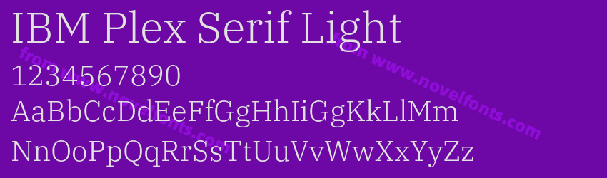 IBM Plex Serif LightPreview IBM Plex Serif LightPreview