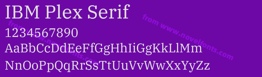 IBM Plex SerifPreview IBM Plex SerifPreview