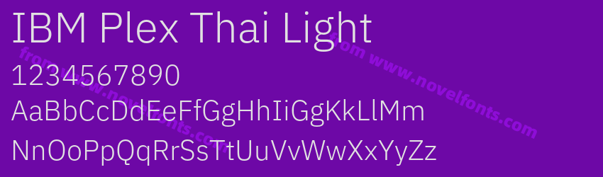 IBM Plex Thai LightPreview IBM Plex Thai LightPreview