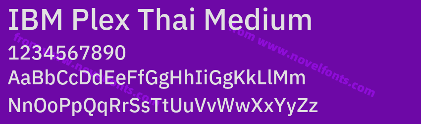 IBM Plex Thai MediumPreview IBM Plex Thai MediumPreview