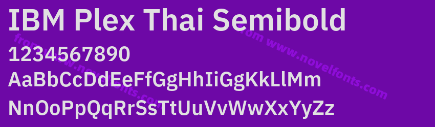 IBM Plex Thai SemiboldPreview IBM Plex Thai SemiboldPreview