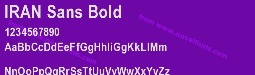 IRAN Sans BoldPreview IRAN Sans BoldPreview