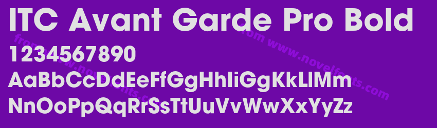 ITC Avant Garde Pro BoldPreview ITC Avant Garde Pro BoldPreview