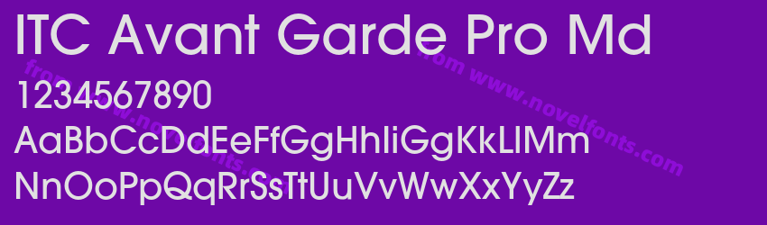ITC Avant Garde Pro MdPreview ITC Avant Garde Pro MdPreview