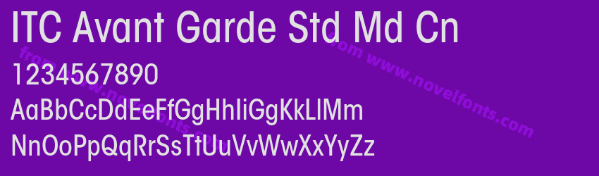 ITC Avant Garde Std Md CnPreview ITC Avant Garde Std Md CnPreview
