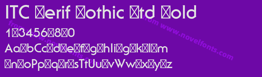 ITC Serif Gothic Std BoldPreview ITC Serif Gothic Std BoldPreview