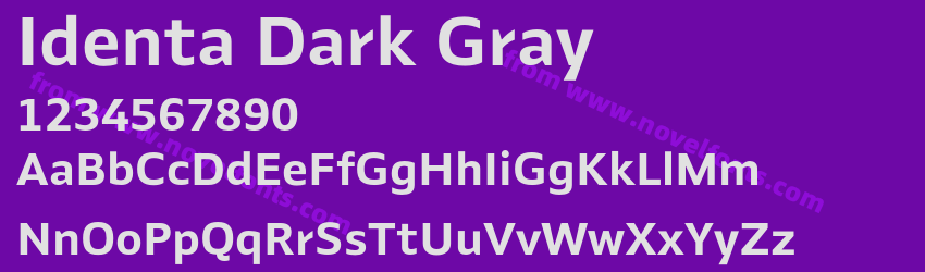 Identa Dark GrayPreview Identa Dark GrayPreview