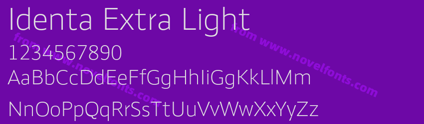 Identa Extra LightPreview Identa Extra LightPreview