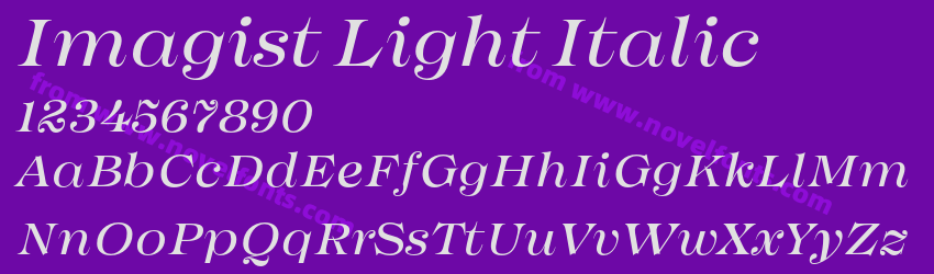 Imagist Light ItalicPreview Imagist Light ItalicPreview