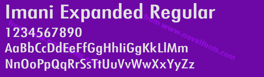 Imani Expanded RegularPreview Imani Expanded RegularPreview