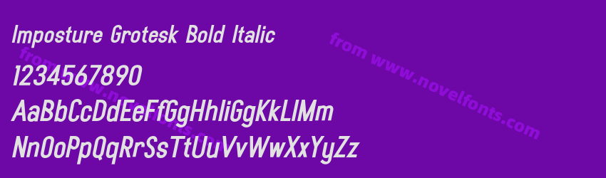 Imposture Grotesk Bold ItalicPreview Imposture Grotesk Bold ItalicPreview