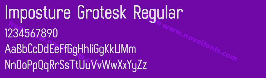 Imposture Grotesk RegularPreview Imposture Grotesk RegularPreview