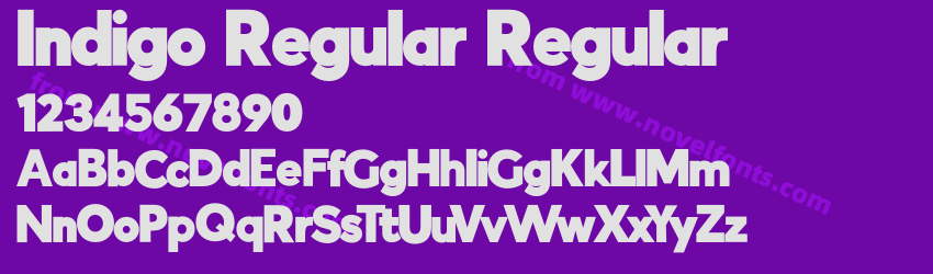 Indigo Regular RegularPreview Indigo Regular RegularPreview