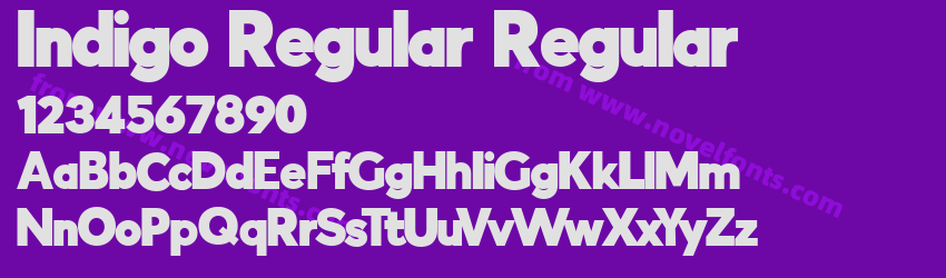 Indigo Regular RegularPreview Indigo Regular RegularPreview